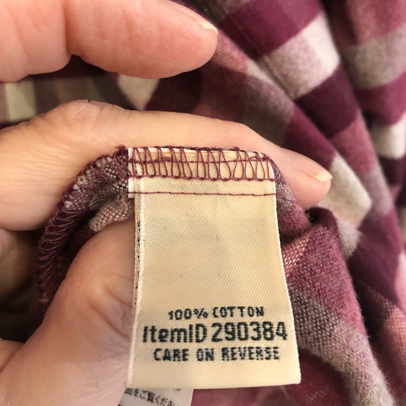 L. L. Bean Women’s Heathered Flannel Shirt, Size Large - Picture 11 of 11